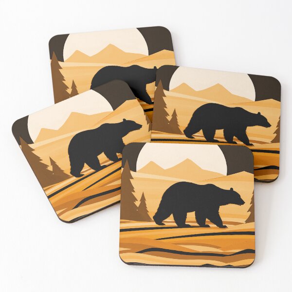 Artikelvorschau, Mountain Bear: Wild Nature in Rustic Style entworfen und verkauft von Timegraf.
