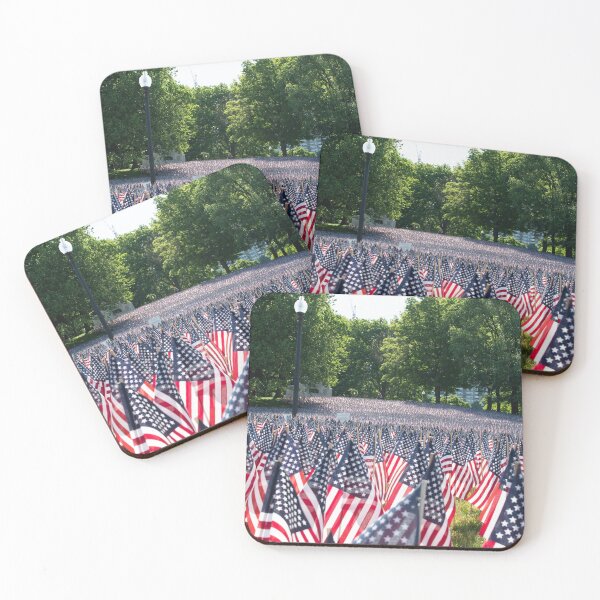 Item preview, Memorial Day Flags at Boston Common designed and sold by BadWolfStudios.