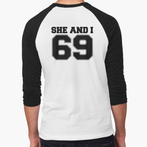 Number 69 Sports Jersey Player #69 Fan BACK PRINT Varsity T-Shirt