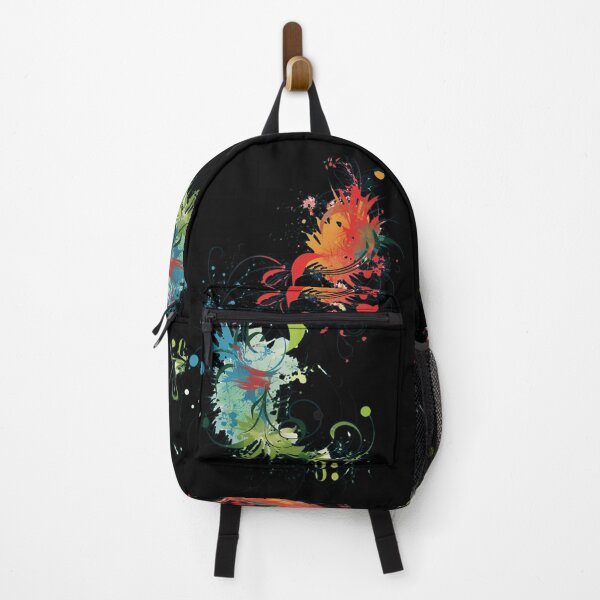 Item preview, Organic Abstract design. Orange, blue, red, green. designed and sold by Shoot-The-Moon.
