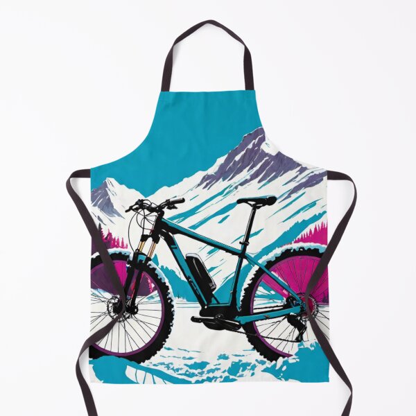 Item preview, Mountain Bike Standing Ready for Action in the Mountains designed and sold by GrizzlyCollective.