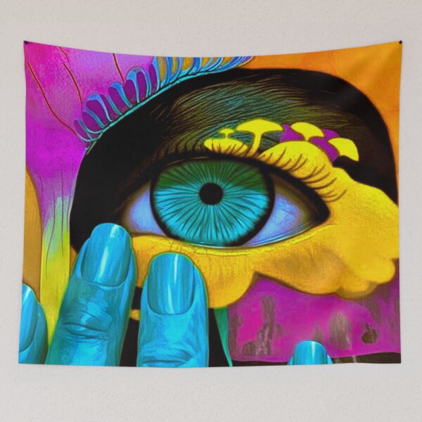 Item preview, eye with fingers designed and sold by diulid.