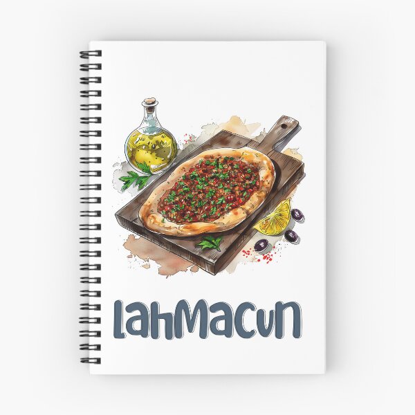 Item preview, Lahmacun | Dive into a Savory Spiced Meat Flatbread Delight: لحمة بالعجين اكل عربي مناقيش صفيحة designed and sold by FUNqoosh.