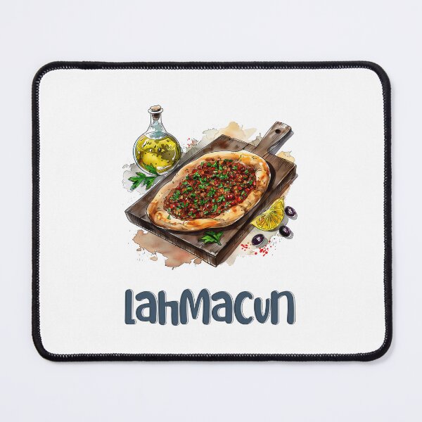 Item preview, Lahmacun | Dive into a Savory Spiced Meat Flatbread Delight: لحمة بالعجين اكل عربي مناقيش صفيحة designed and sold by FUNqoosh.