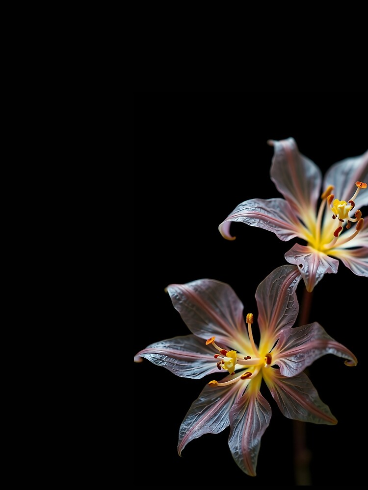 Thumbnail 3 of 3, Scarf, Translucent Flowers designed and sold by StudioDestruct.