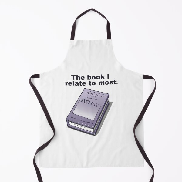 Item preview, The book I relate to most: DSM-5 | Funny mental health sticker | Mentally ill humor designed and sold by NeurodiverseTea.