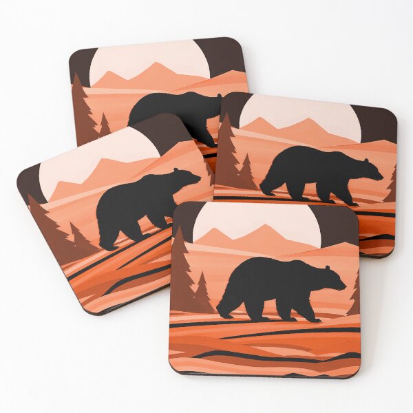 Artikelvorschau, Mountain Bear: Wild Nature in Rustic Style entworfen und verkauft von Timegraf.