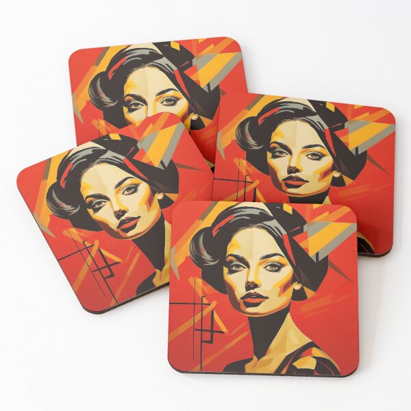 Item preview, Goddess Cubism Portrait of a Woman designed and sold by Boxing Kangaroo Retail Company.