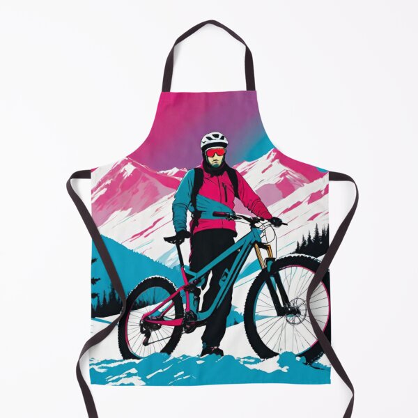 Item preview, Mountain Bike Rider Standing with Bike designed and sold by GrizzlyCollective.