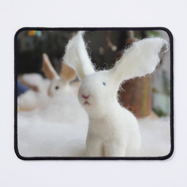 Item preview, A felted snow bunny for Easter designed and sold by safish-design.