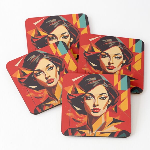 Item preview, Goddess Cubism Portrait of a Woman designed and sold by Boxing Kangaroo Retail Company.