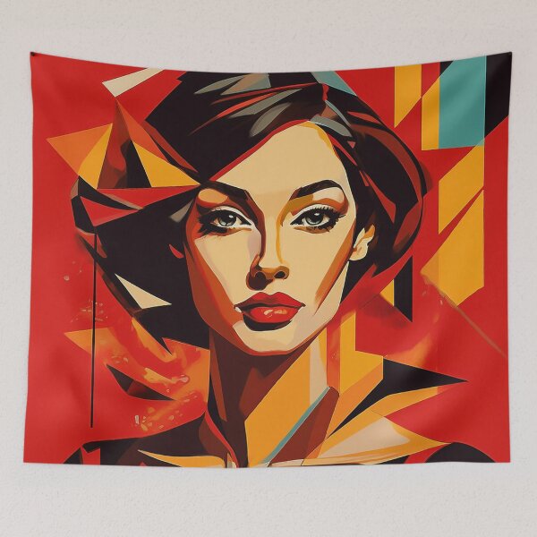 Item preview, Goddess Cubism Portrait of a Woman designed and sold by Boxing Kangaroo Retail Company.