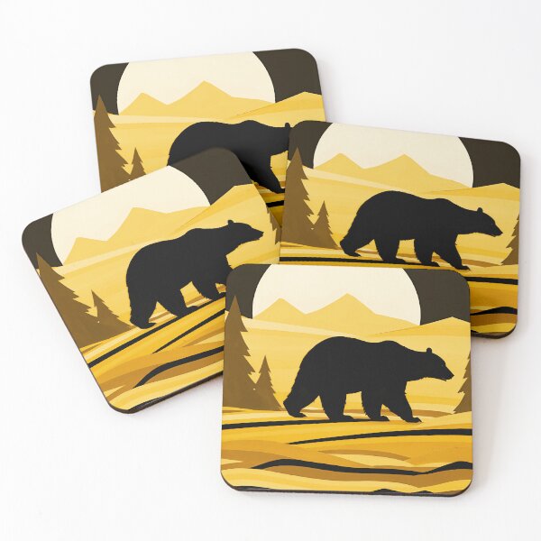 Artikelvorschau, Mountain Bear: Wild Nature in Rustic Style entworfen und verkauft von Timegraf.