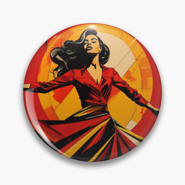 Item preview, Goddess Cubism Portrait of a Woman Dancing  designed and sold by Boxing Kangaroo Retail Company.