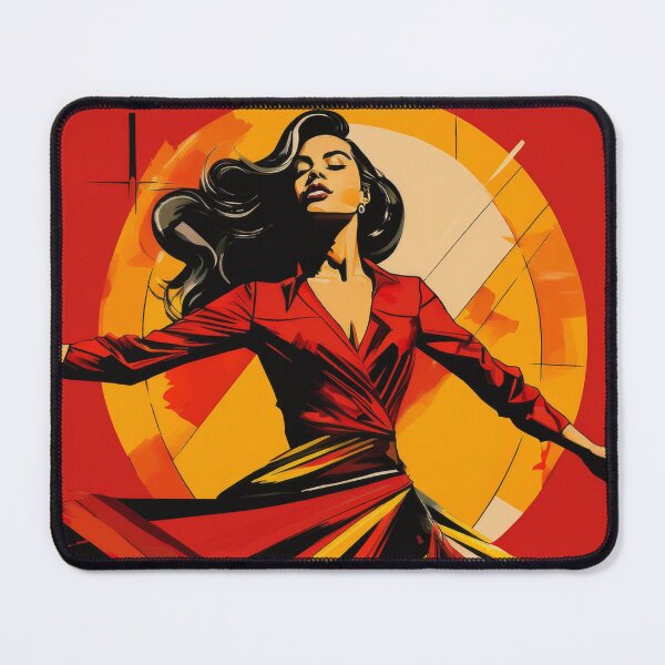 Item preview, Goddess Cubism Portrait of a Woman Dancing  designed and sold by Boxing Kangaroo Retail Company.