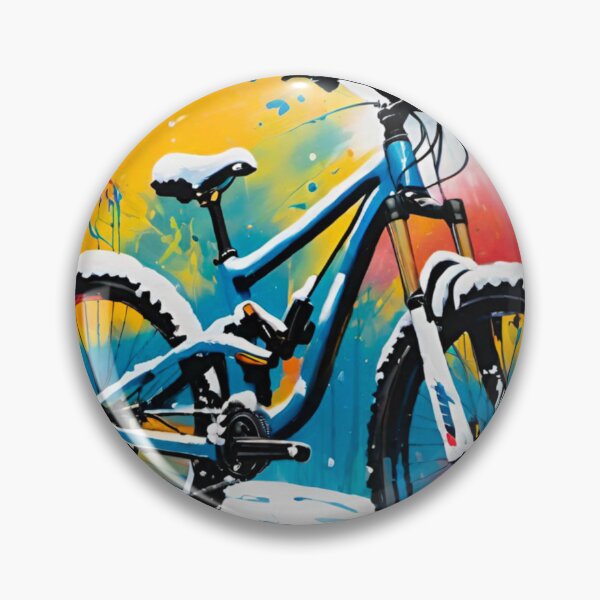 Item preview, Epic Bike in Snow designed and sold by GrizzlyCollective.