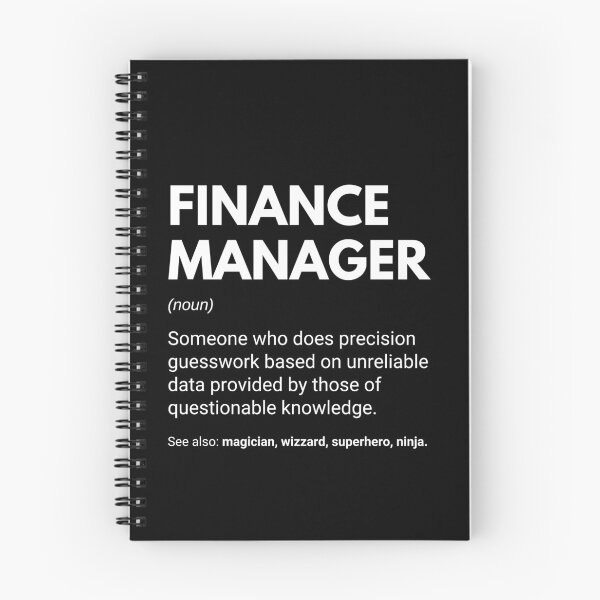 Item preview, Finance Manager Funny Definition designed and sold by CuteLovelyDesigns.