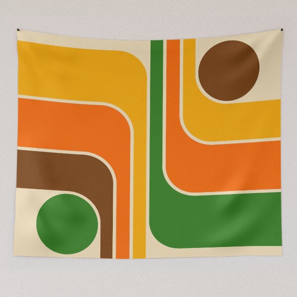 Item preview, Retro Geometric Design 672 designed and sold by tonymagnerart.