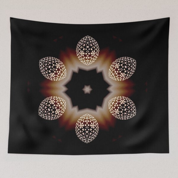 Item preview, Oval Orbs . 3D Design . Warm Earthy Tones . #1 designed and sold by Artistic63.