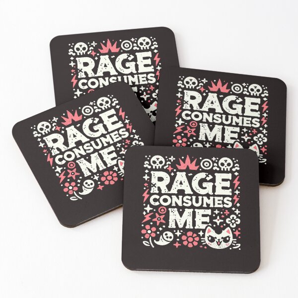 Item preview, Rage Is Consuming Me Silly Staring Cat Meme designed and sold by GRASTORE.