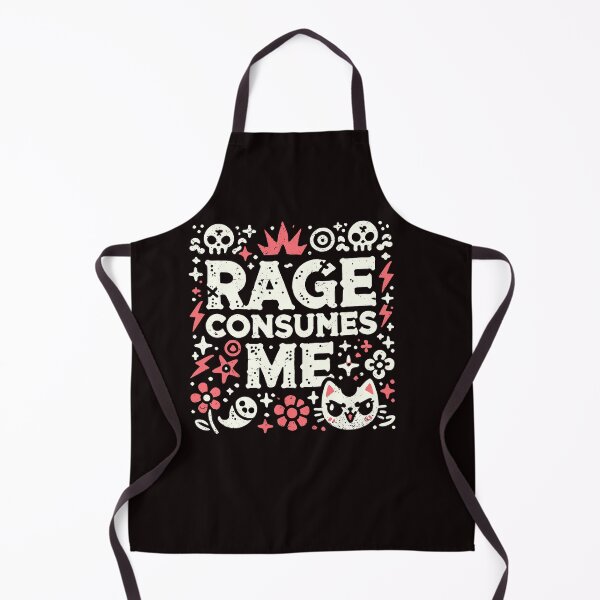 Item preview, Rage Is Consuming Me Silly Staring Cat Meme designed and sold by GRASTORE.
