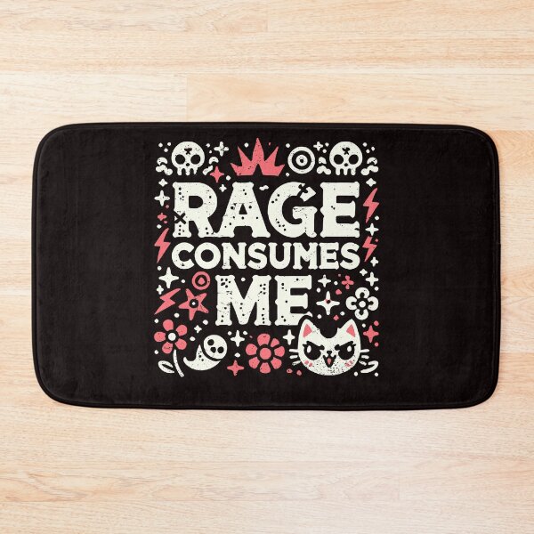 Item preview, Rage Is Consuming Me Silly Staring Cat Meme designed and sold by GRASTORE.