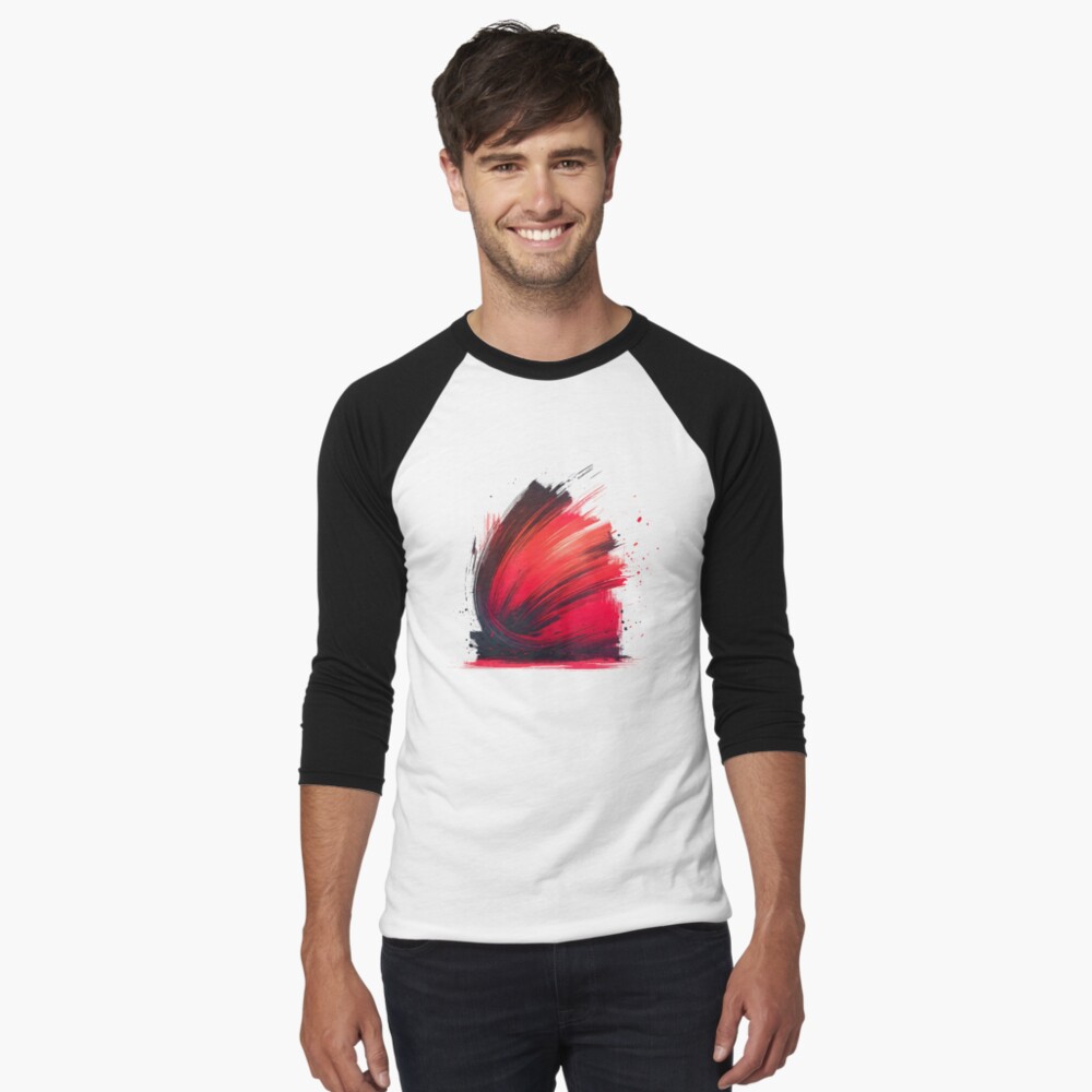 Artikel-Vorschau von Baseballshirt mit 3/4-Arm, designt und verkauft von Kobeko.