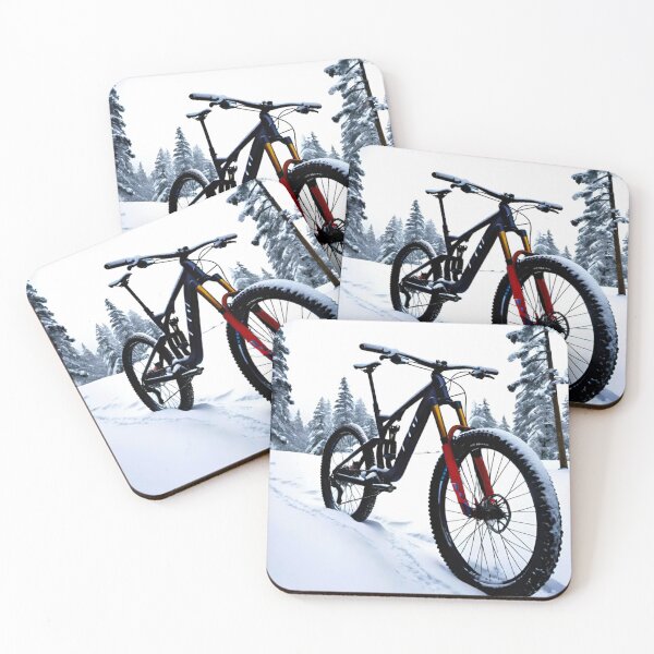 Artikelvorschau, Epische schneebedeckte Fahrradtour im natürlichen Berglebensraum entworfen und verkauft von GrizzlyCollective.