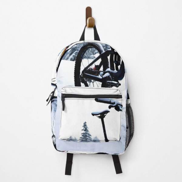 Item preview, Epic Snow-Covered Bike in Natural Mountain Habitat designed and sold by GrizzlyCollective.