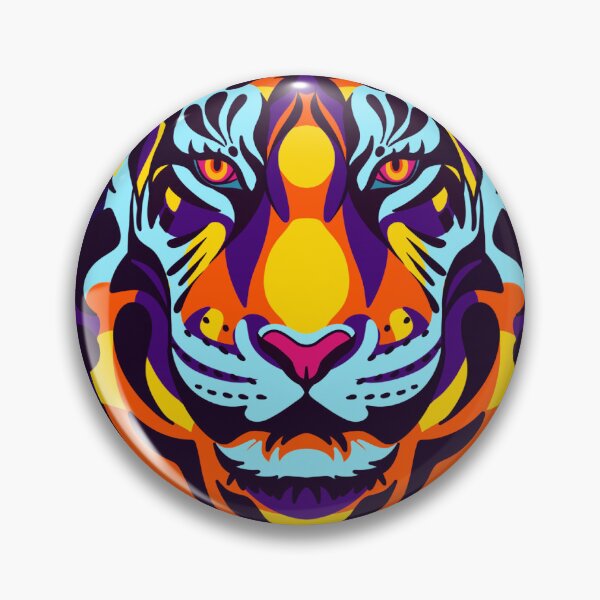 Item preview, Tiger head illustrations mecha designed and sold by nickardi.