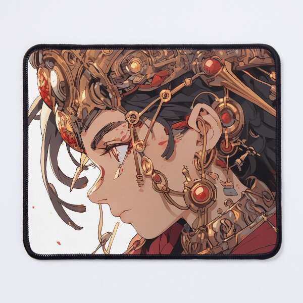 Item preview, Intricate Cyberpunk Anime Girl designed and sold by bubblegoth.