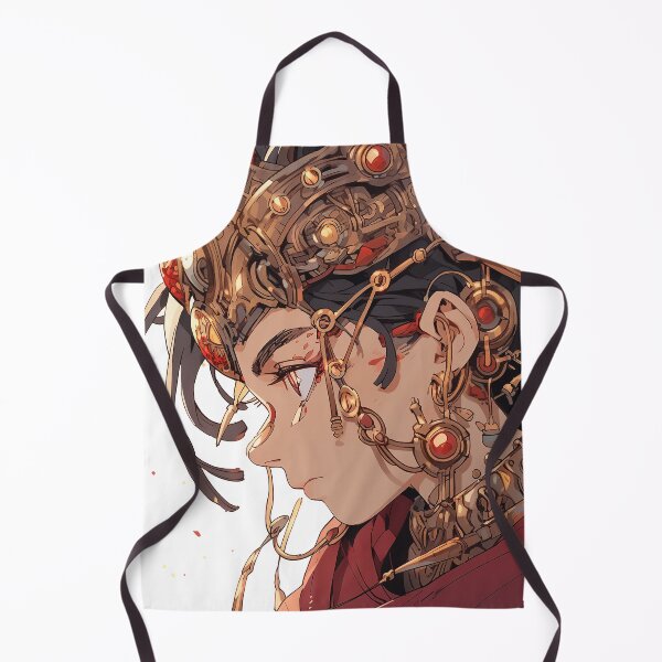 Item preview, Intricate Cyberpunk Anime Girl designed and sold by bubblegoth.