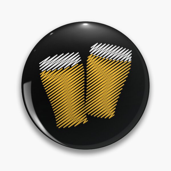 Item preview, 2 Toasting Beer Glasses (Pale Ale / Scribble) designed and sold by Roderix.