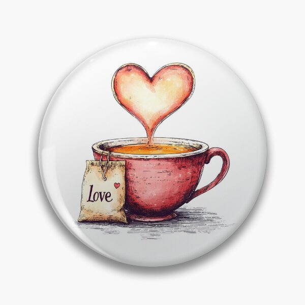 Item preview, Love Tea Valentine's Day designed and sold by LarkspurAndTea.