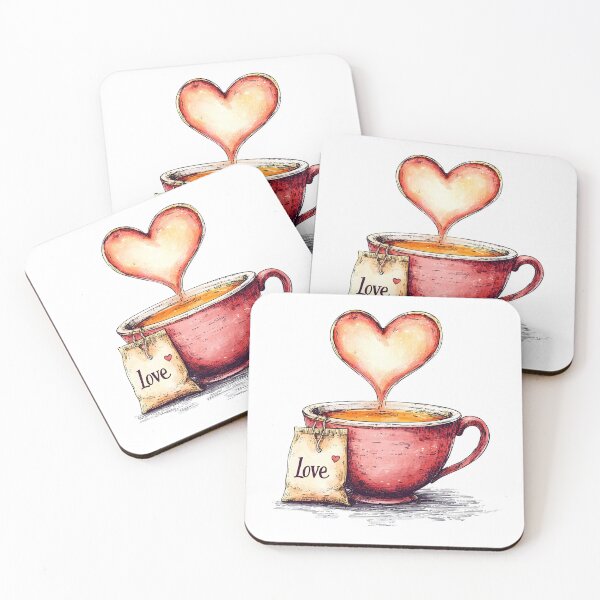 Item preview, Love Tea Valentine's Day designed and sold by LarkspurAndTea.