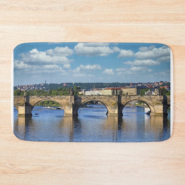 Item preview, Stone Charles bridge over Vltava river in Prague, Czech republic designed and sold by goceris.