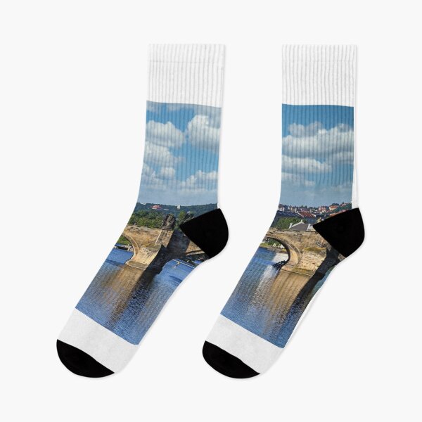 Item preview, Stone Charles bridge over Vltava river in Prague, Czech republic designed and sold by goceris.