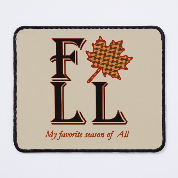Item preview, Fall Season Typography with Leaf Pattern designed and sold by TMS-Designs.