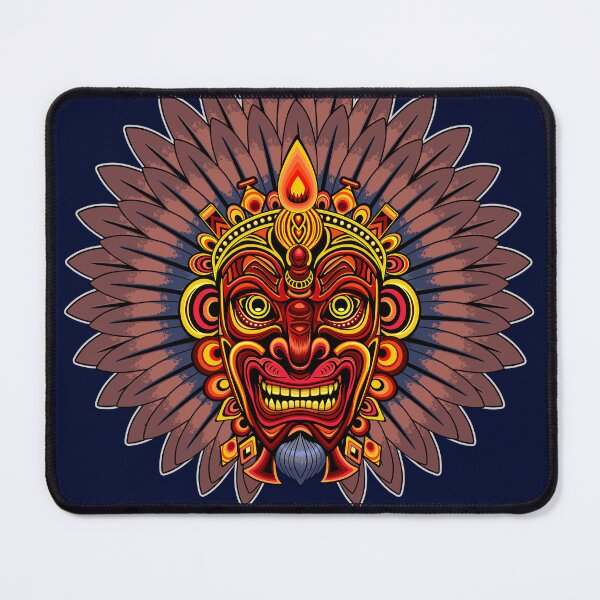 Item preview, Tribal Warrior King Ritual Mask designed and sold by BluedarkArt.