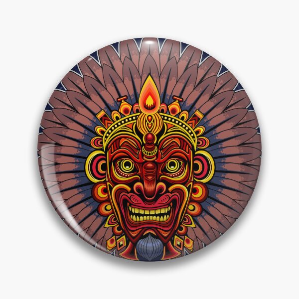 Item preview, Tribal Warrior King Ritual Mask designed and sold by BluedarkArt.