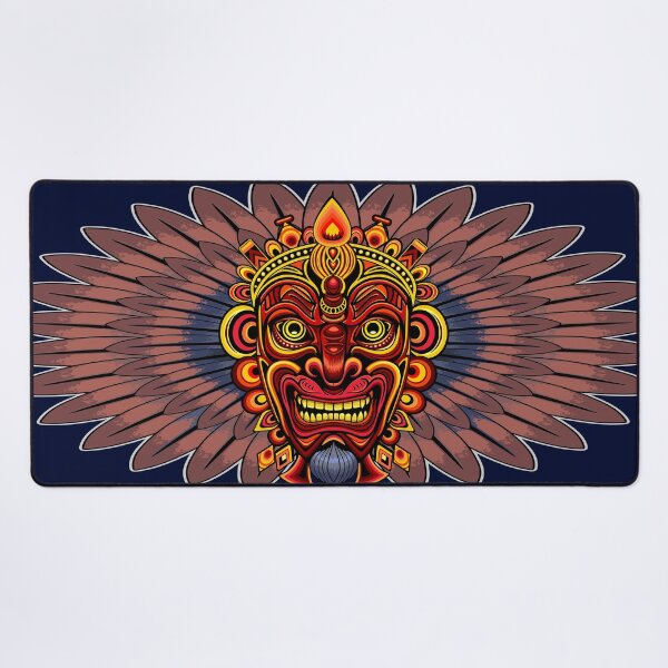 Item preview, Tribal Warrior King Ritual Mask designed and sold by BluedarkArt.