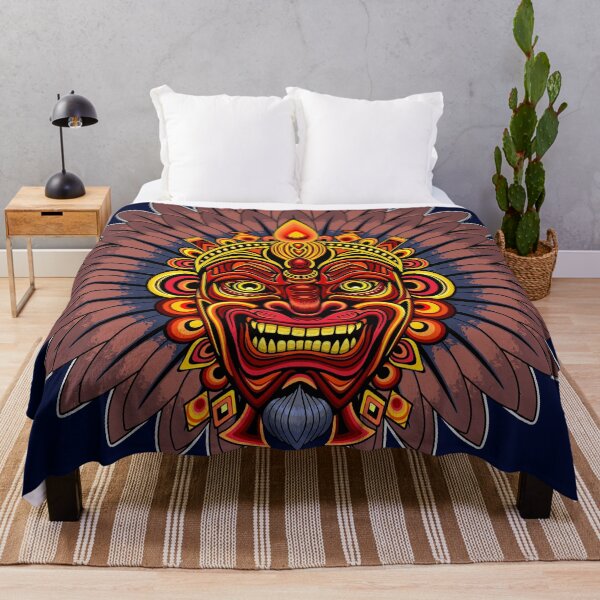 Item preview, Tribal Warrior King Ritual Mask designed and sold by BluedarkArt.