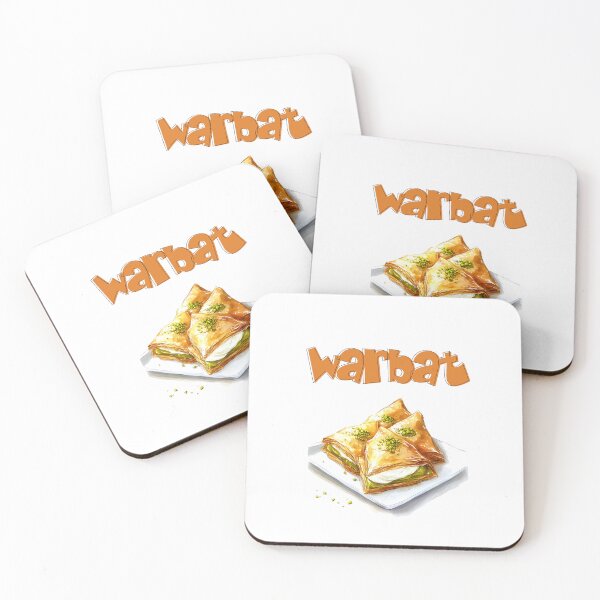 Item preview, Warbat | Indulge in a Sweet, Flaky Adventure: Creamy Custard-Filled Delight- وربات بالقشطة والفستق الحلبي حلويات عربي  designed and sold by FUNqoosh.