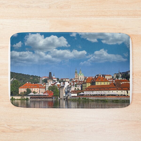 Item preview, Old town Prague Vltava river riverside cityscape, Czech republic designed and sold by goceris.