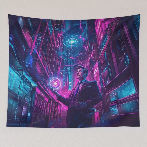Item preview, Tesla Cyberpunk designed and sold by FuturiTravel.