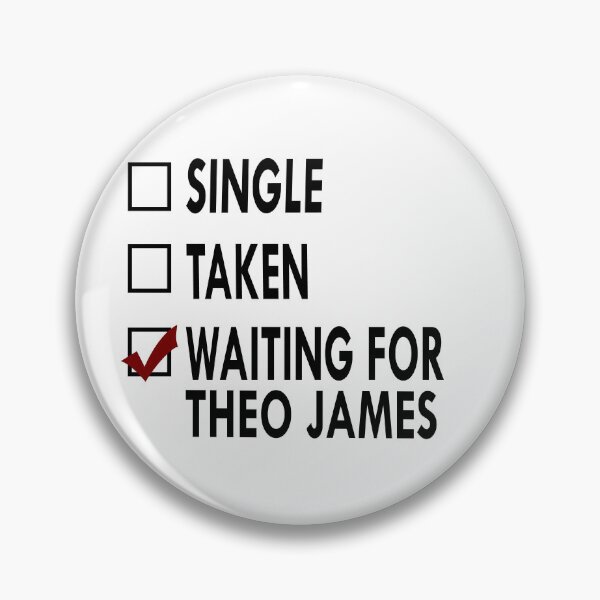 Item preview, Waiting for Theo James Black White designed and sold by Sasya.