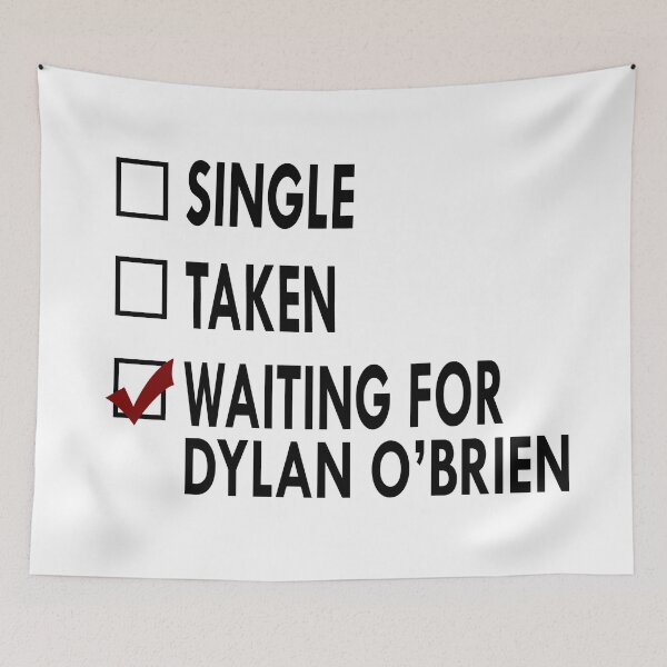 Item preview, Waiting for Dylan O Brien Black White designed and sold by Sasya.