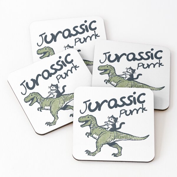 Item preview, Funny Cat Jurassic Purrk (Jurassic Park) designed and sold by munochill.