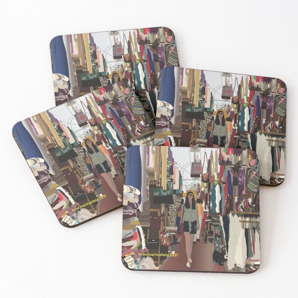 Item preview, Shopping at Jaffa Flea Market designed and sold by Mira  Markusfeld.