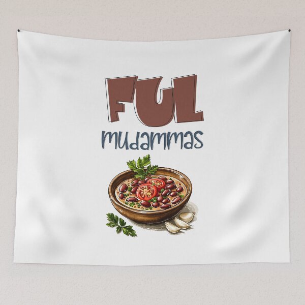 Item preview, Foul Medames | Embark on a Healthy Vegan Adventure – Perfect with Hummus & Falafel for a Street Food Experience- فول مدمس اكل صحي تغميس designed and sold by FUNqoosh.